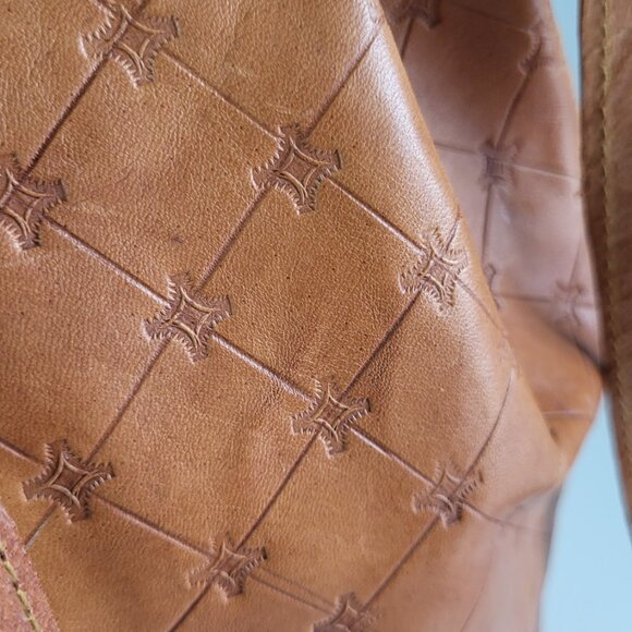 New Handmade Tooled Leather Bag Purse I Boho Western Style - Picture 7 of 10